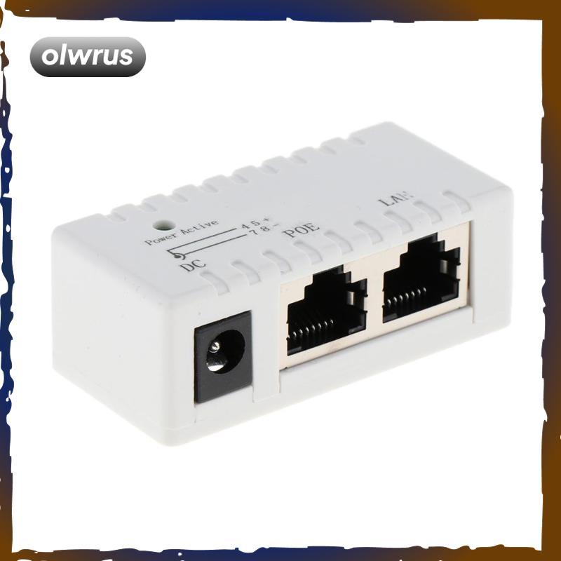 Bộ chuyển đổi nguồn PoE Tương thích 0Mbps cho điện thoại, máy ảnh, AP và