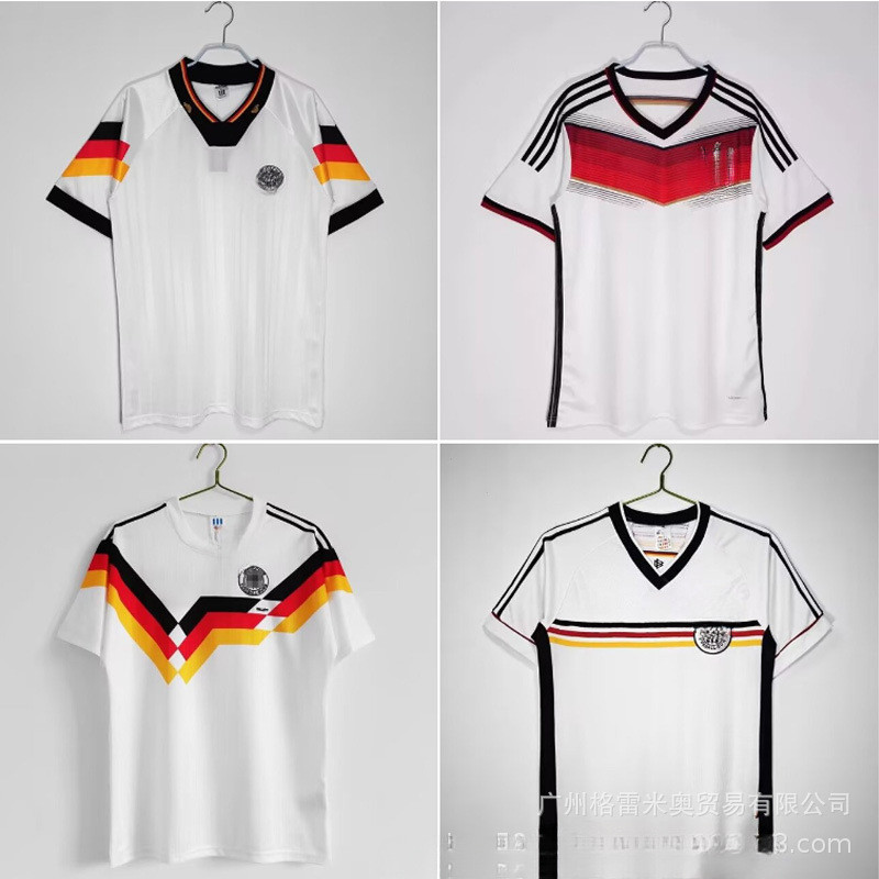 Áo bóng đá 1996 Đức Jersey Home Muller Retro Jersey Fan Version 1994 y Jersey