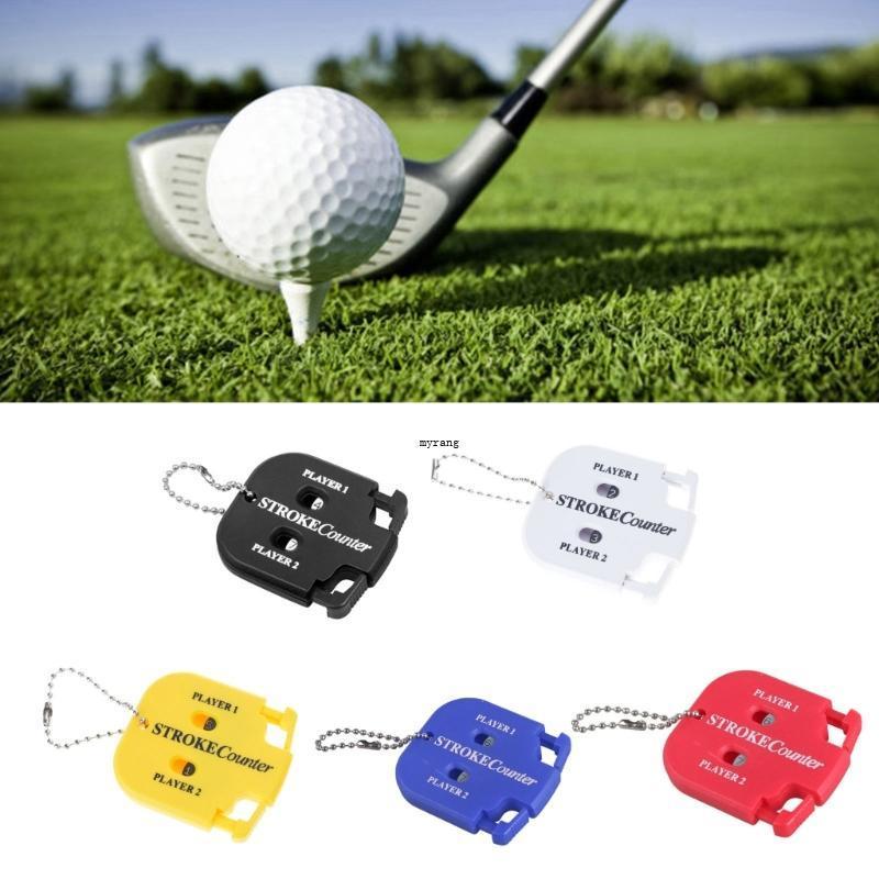 MG Golf Chỉ Báo Điểm 2 Người Chơi Hành Trình Đếm Cầm Tay Ghi Điểm Số Người Giữ Điểm Móc Khóa Golf Ti