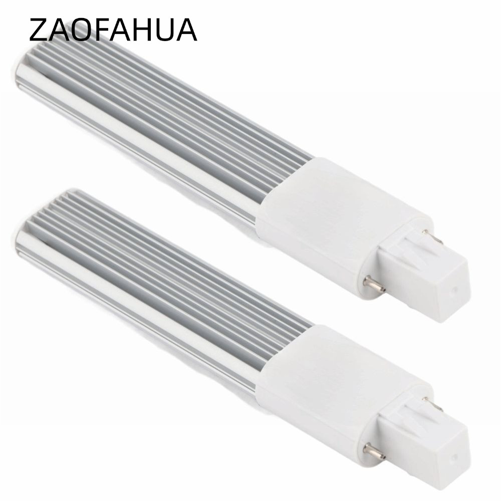 Bóng đèn LED 2 gói ZAOFAHUA, Đèn ống LED 2 chân G23 / GX23, Đèn LED chiếu sáng 6W 600LM 30