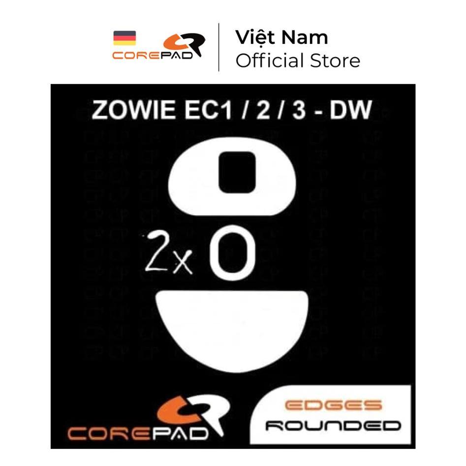 Corepad Skatez PRO – Feet speed PTFE cho Zowie EC1/EC2/EC3 DW (2 bộ) - Hàng Chính Hãng