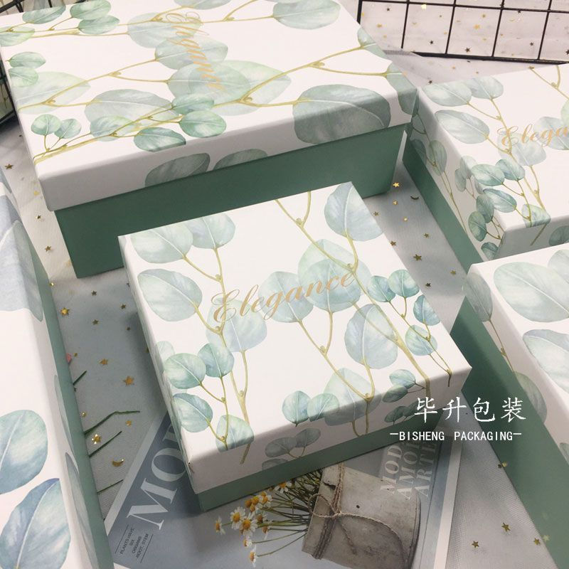 Gift box, handbag box, shoe box, gold branch box, lipstick packaging box, birthday gift box, high-en
