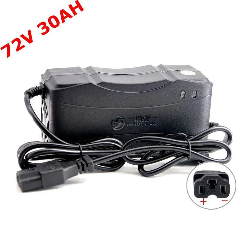 72V 5A Xe Đạp Điện Sạc Xe Đạp Tự Động Sạc Thông Minh Cho Pin Axit Chì 20AH 30AH DC89V T Kết Nối 220V