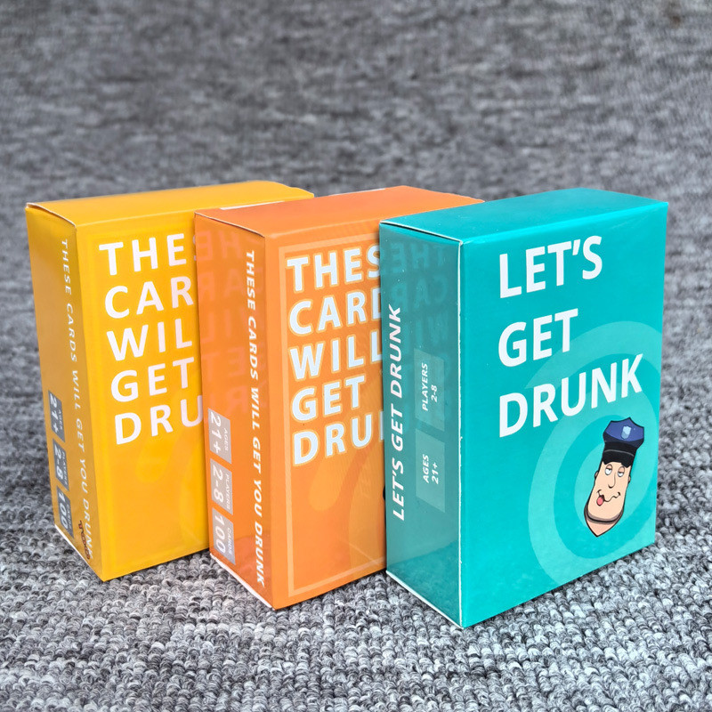 Phiên bản tiếng Anh Let 's Get Drunk Drinking Card Board Game Card Card Game Let 's Wine A072207270