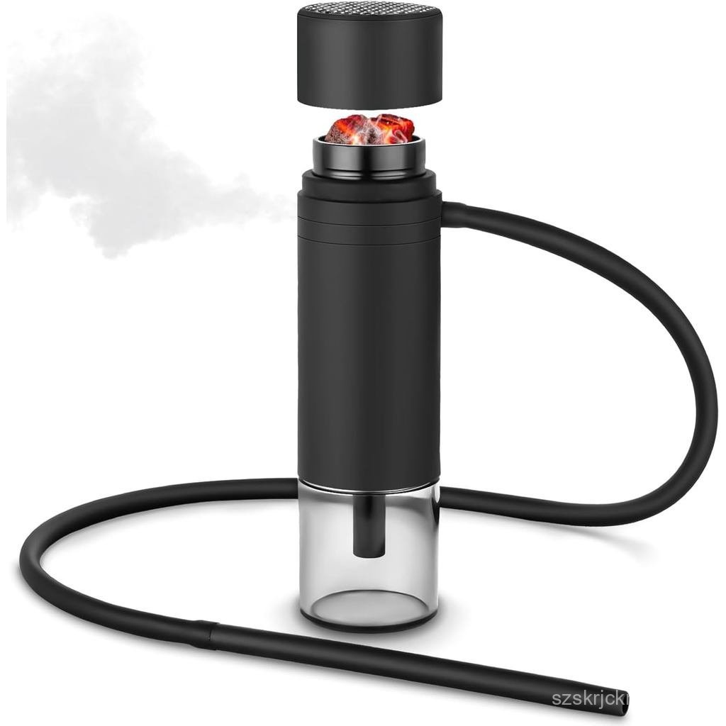Hookah Set Cốc di động Hookah Với mọi thứ tuyệt vời cho du lịch ô tô Bao gồm tất cả các phụ kiện (đe