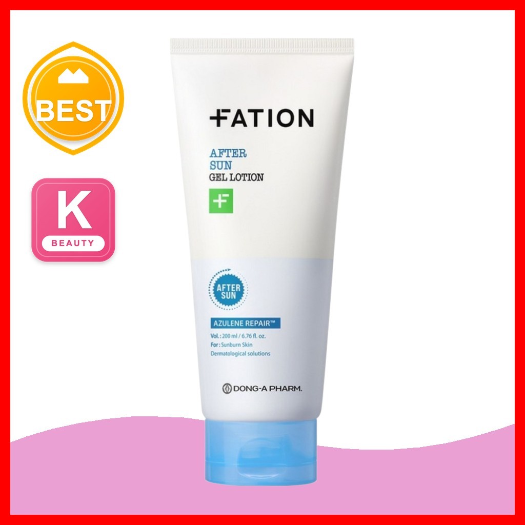 [fation] Kem dưỡng da After Sun Gel, 200ml, 1pc/ Hàn Quốc After Sun Gel/ Công thức nhẹ/ Chính hãng c