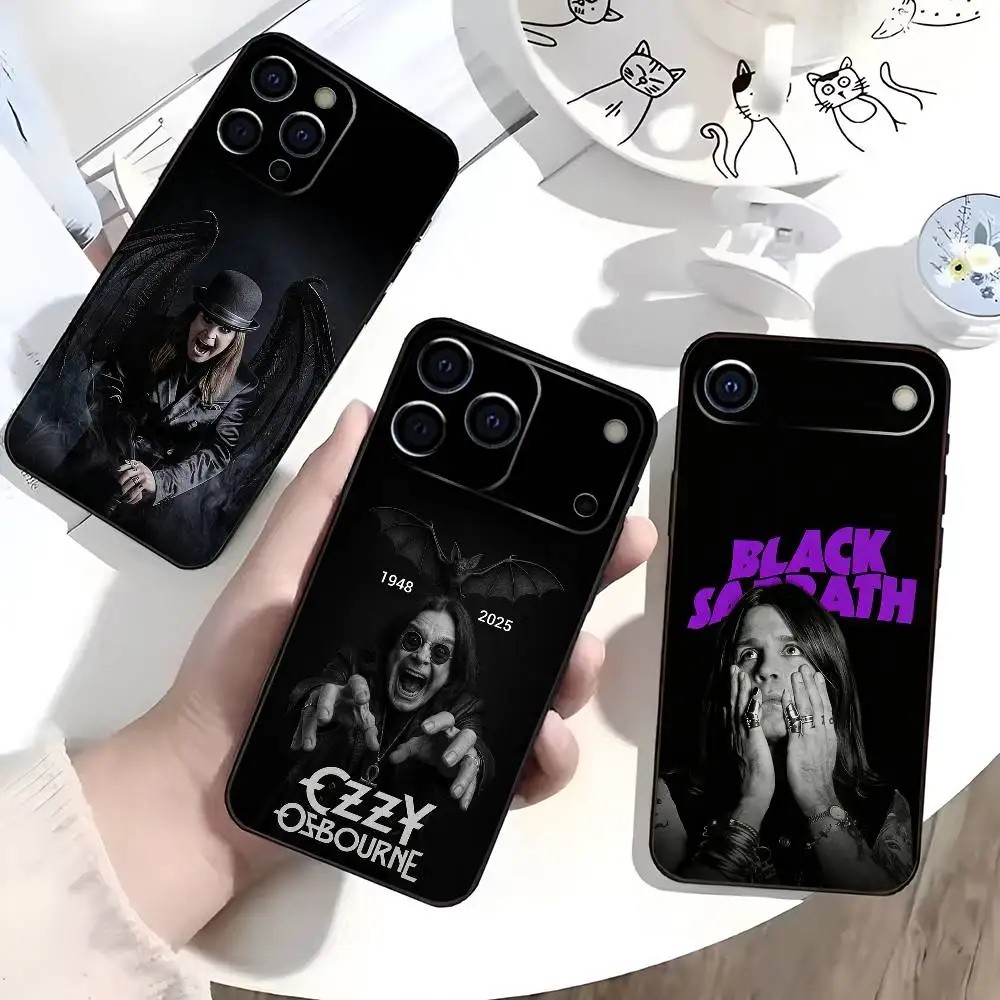 Ốp điện thoại silicon mềm TP-1 O-Ozzy O-Osbourne cho iPhone 17 / 16 / 15 / 14 / 13 / 12 / 11 pro Max