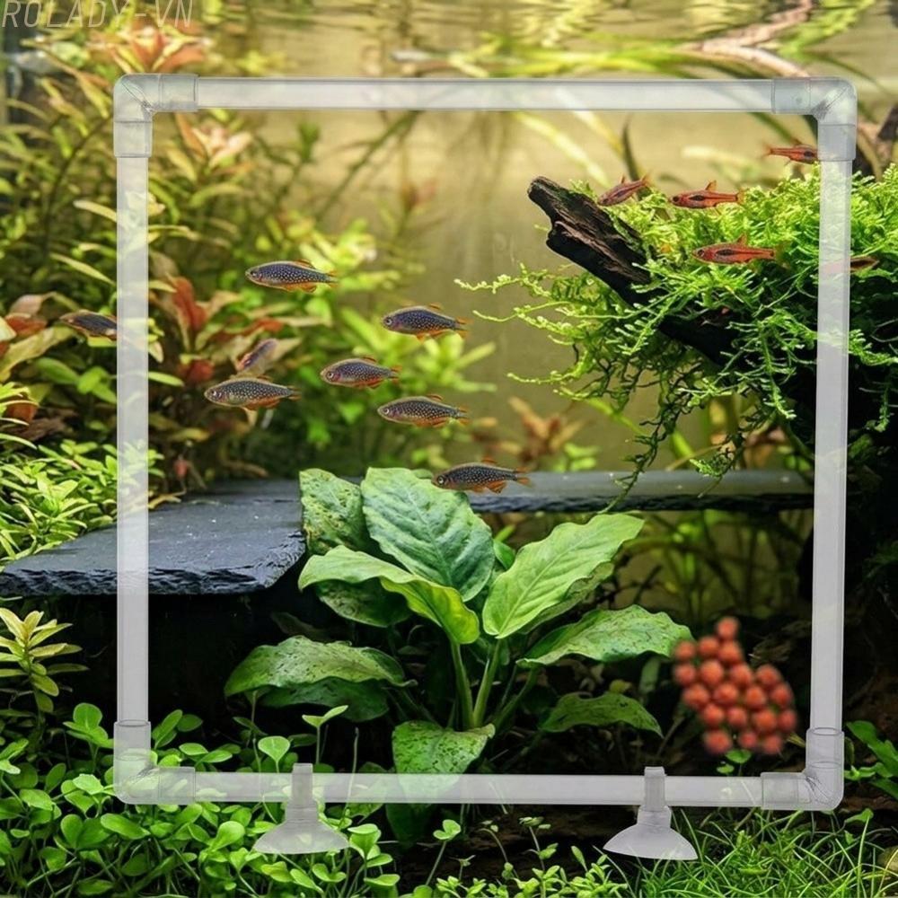 #ROYALLADY#Aquarium Floating Plant Corral For Aquarium Fish Tanks Aquatic Feeding Ring