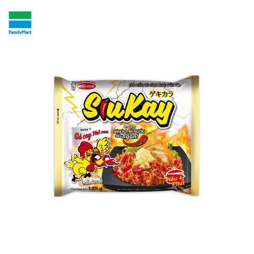Mì Siukay Vị Gà Cay Phô Mai 129G