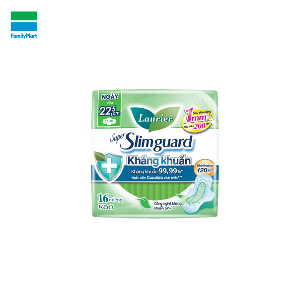 Bvs Laurier Super Slimguard Kháng Khuẩn - 8M