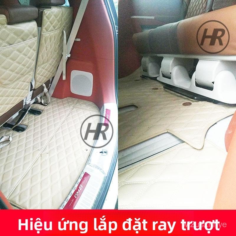 Thanh ray trượt hàng ghế thứ ba và ghế sau xe GAC Trumpchi GM8 chuyên dụng độ cao cấp