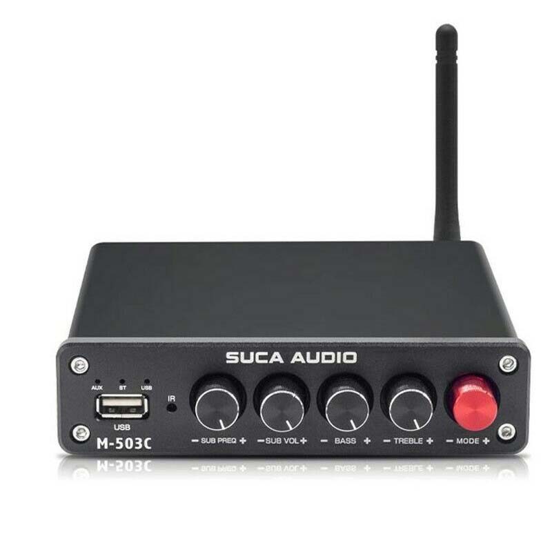 Amply SUCA M-503C Công Suất 50W×2 + 100W Bluetooth 5.0 Nghe Nhạc HiFi
