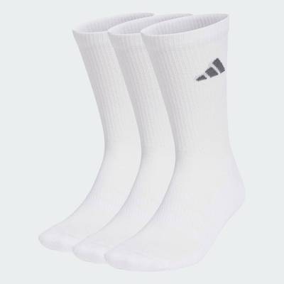adidas Phong cách sống BỘ 3 ĐÔI TẤT CỔ TRUNG LÓT ĐỆM SPORTSWEAR Unisex trắng KR7118