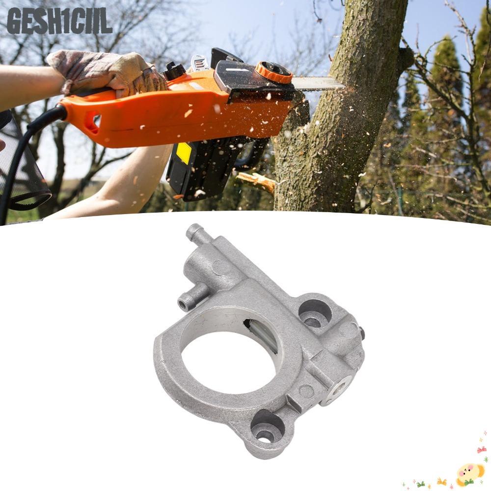 GESH1CIIL Auto Oiler Hội, Máy bơm dầu cưa xích bạc nhỏ gọn, Máy bơm dầu cưa xích sắt cho CS550P CS60