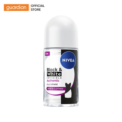 Nivea Lăn Ngăn Mùi Nivea Black & White Invisible Authentic 50ml | Guardian Việt Nam