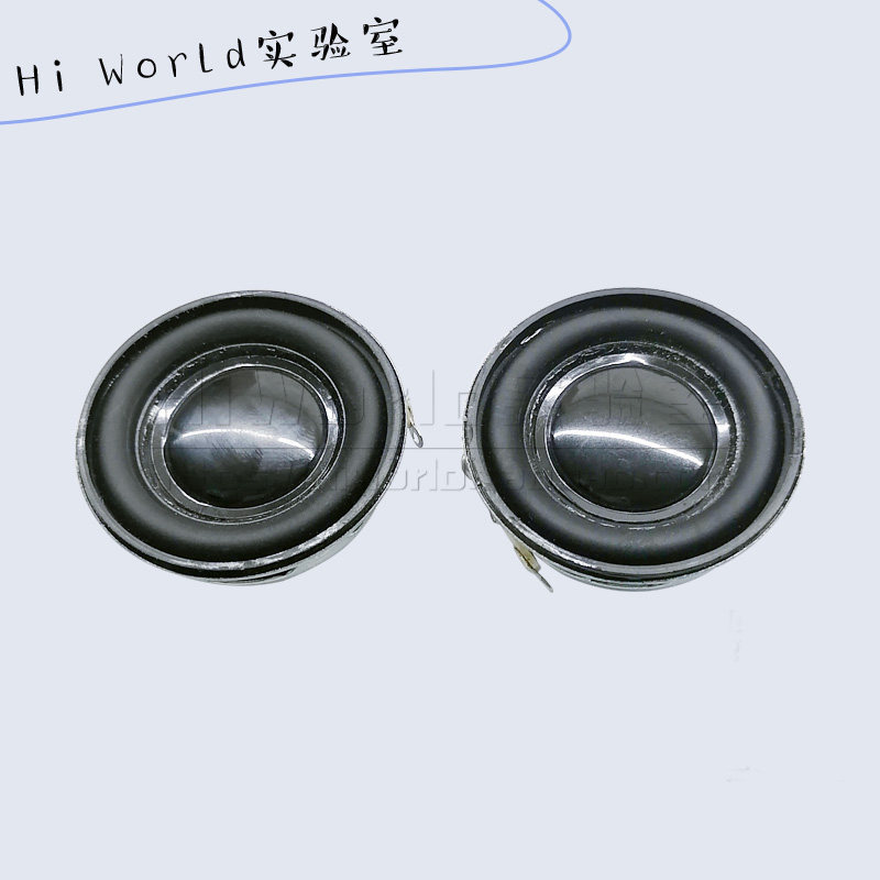 4 Euro 5W 5cm Tròn 16-Core Loa Từ Kép PU Bên Trong Từ Tính Tự Làm Loa Mini Phụ Kiện