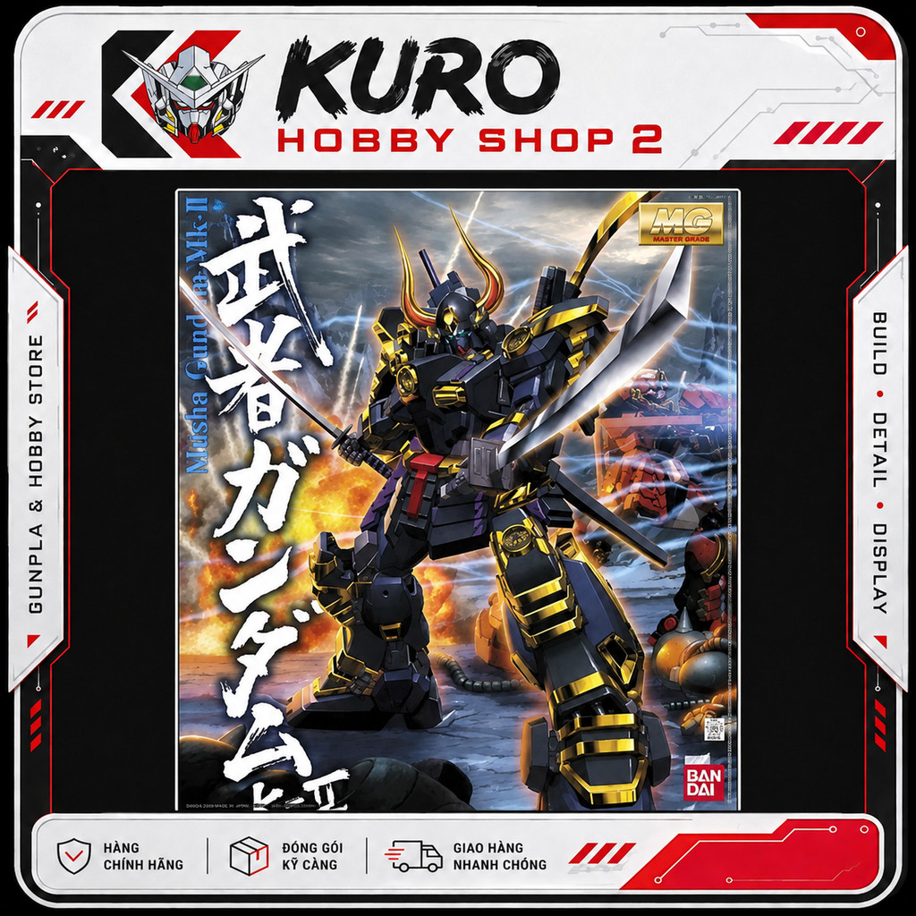 MG 1/100 Musha Gundam Mk2 - Mô hình lắp ráp Bandai