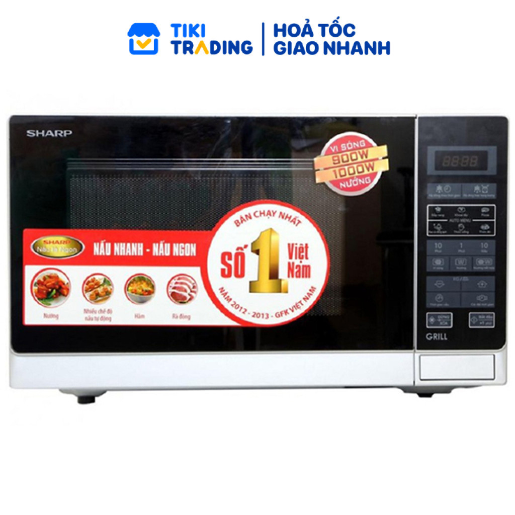 Lò Vi Sóng Điện Tử Có Nướng Sharp R-G572VN-S