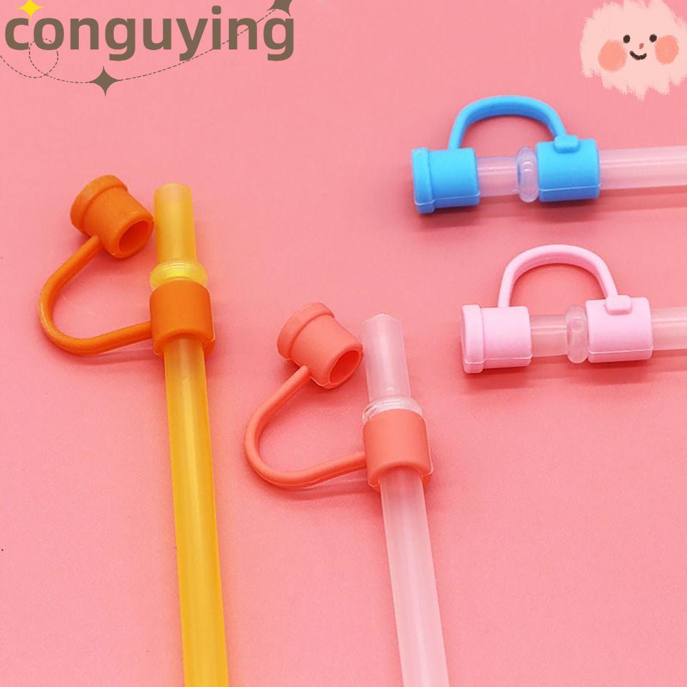 CONGUYING Ống Hút Topper, Nắp Bảo Vệ Nắp Ống Hút Vỏ, Nhỏ Gọn Niêm Phong Tốt 8 Mm Ống Hút Đầu Nắp Cho