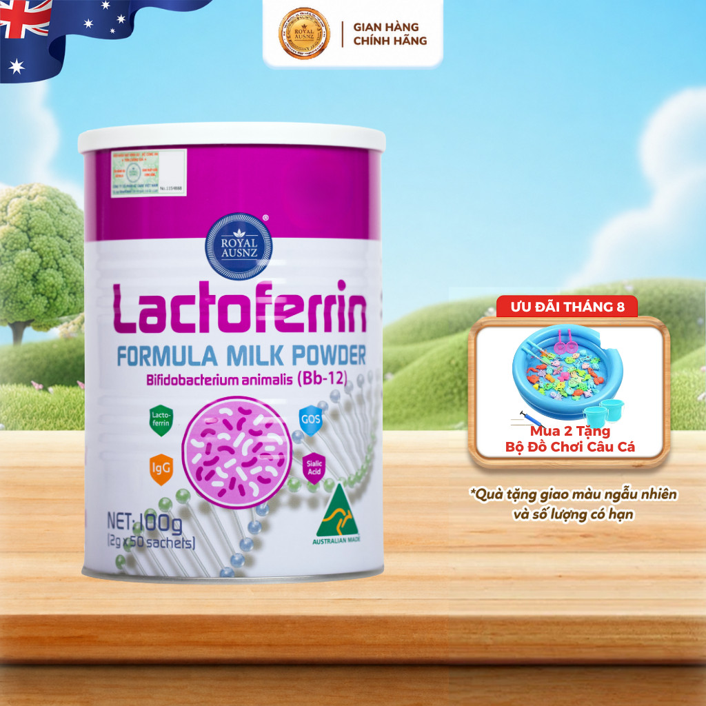 GROUP - Lactoferrin Hoàng Gia ROYAL AUSNZ Lactoferrin Hồng BB12, Hỗ Trợ Tăng Đề Kháng, Miễn Dịch Cho