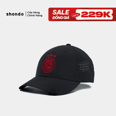 Mũ lưỡi trai Kaki Nam Nữ SHONDO Bộ Sưu Tập Champion Phong Cách, Thời Trang Màu Đen Freesize NONBC12