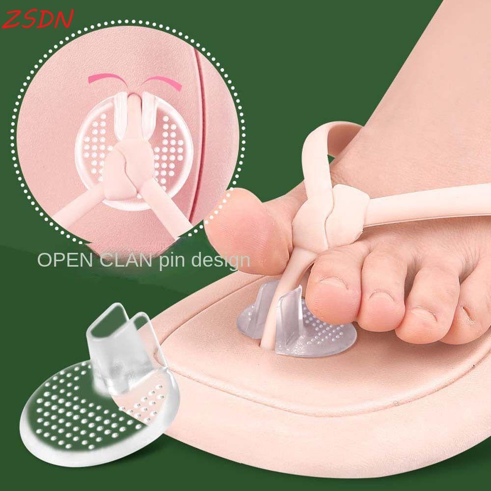 ZSDN Flip-flops Đệm Lót, Dụng Cụ Chăm Sóc Bàn Chân Hỗ Trợ Chân Trước Flip-flop Ngón Chân Miếng Đệm T