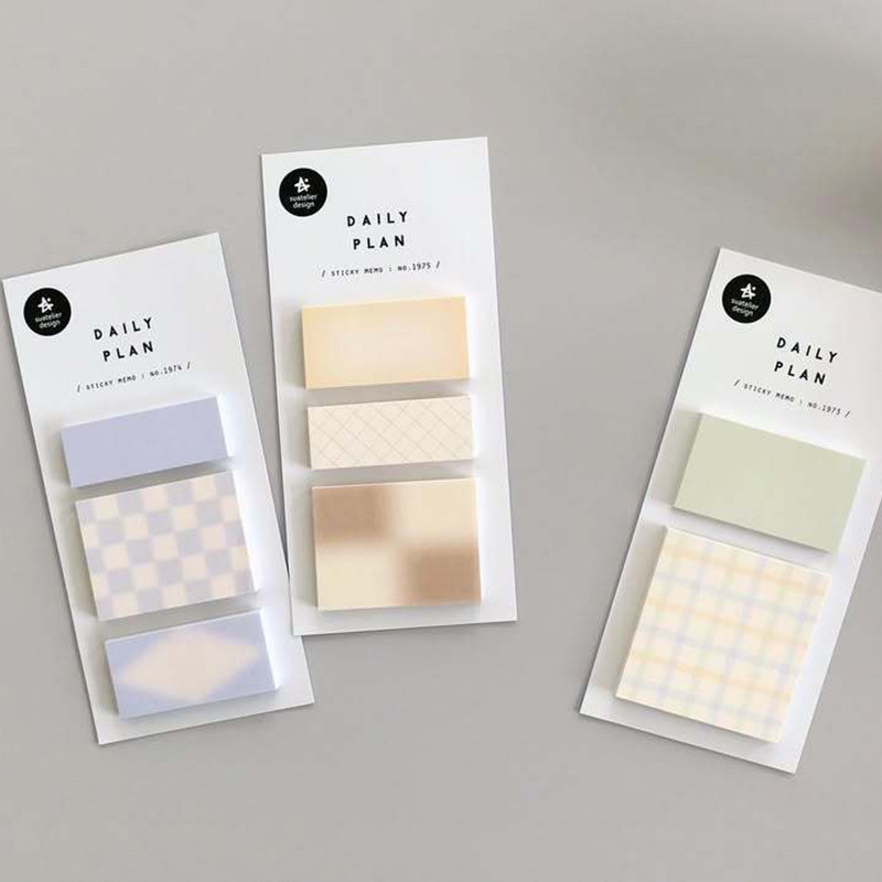 Hàn Quốc Suatelier STICKY Notes Notepad Simple Daily Notes Notebook Color Matching STICKY MEMO