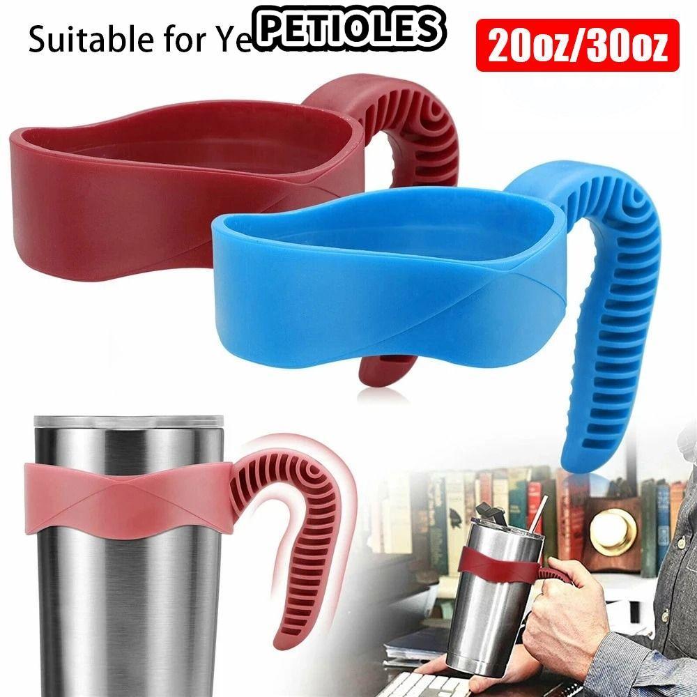 PETIOLES 1 Cái Giá Đỡ Bình Nước, 5 Màu Drinkware Tumbler Cốc Tay Cầm, Cốc Di Động Đế Chai Phụ Kiện C