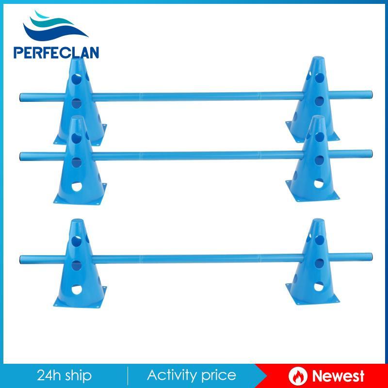 Chó Agility Hurdle Cone Set Hurdle Jump Hoop Cực Nhanh nhẹn Bộ thiết bị để tập thể dục Điền kinh Bón