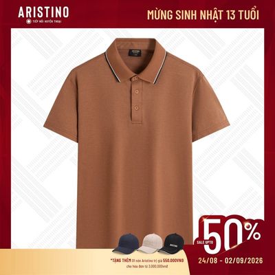 Áo Polo Ngắn Tay Nam Aristino Business Relax 100% BCI Cotton tự nhiên 1PS601EDP01
