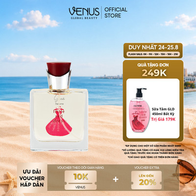 [LIVE ĐỘC QUYỀN] Nước Hoa Nữ Gennie Little Dress hương thơm ngọt ngào, thời thượng 50ml