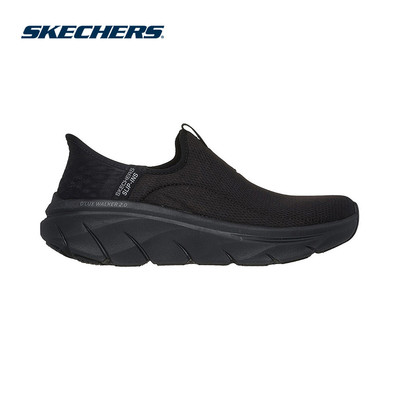Giày Thể Thao Nữ Skechers Slip-ins Sport D'Lux Walker 2.0 Happy Step Thường Ngày - 150099-BBK Air-Cooled Memory Foam