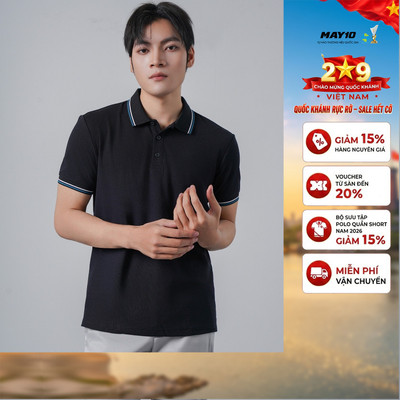 Áo phông nam cộc tay May 10 mã 140125119FL Caviar