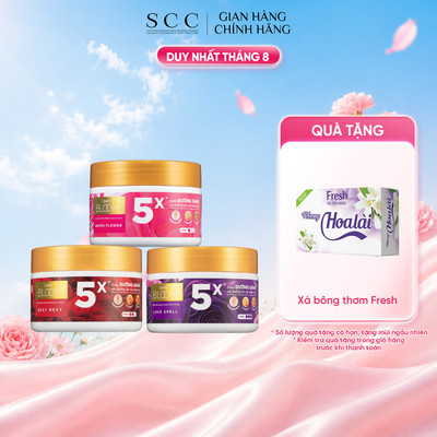 Tẩy Tế Bào Chết Hỗ Trợ Dưỡng Sáng Da Hương Nước Hoa Cindy Bloom 220g