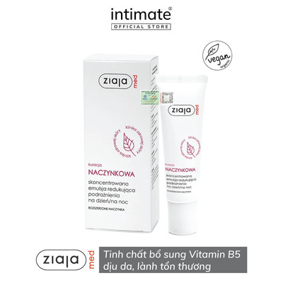 Tinh Chất Phục Hồi Da Bổ Sung B5 Ziaja Med Kuracja Naczynkowa Giúp Làm Dịu Da, Giảm Kích Ứng 30ml