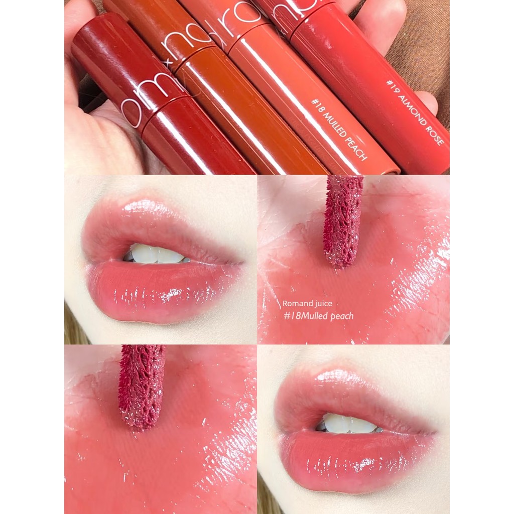son romand gloss son romand sanrio Romand Mirror Water Gloss Angel Gummy Marshmallow Lip Gloss