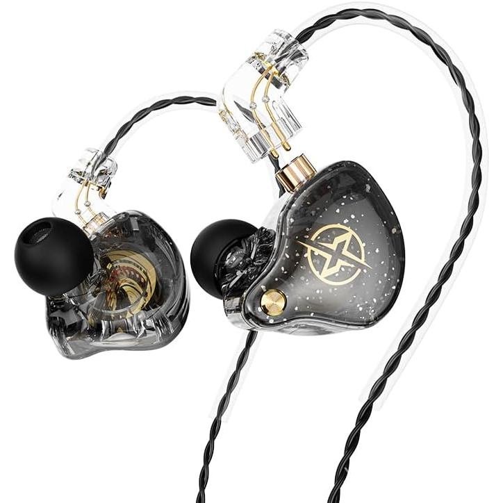 DX2 in Ear Monitor Headphones, HiFi Stereo IEM Earphones, Noise Isolating Professional Earbuds,Dynam