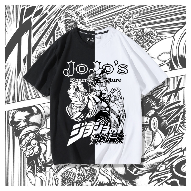JOJO Tay Ngắn Jojo Jotaro Bạch Kim Ngôi Sao Josuke Phương Đông Hàng Hóa jojo Kỳ Dị Phiêu Lưu Chung Á