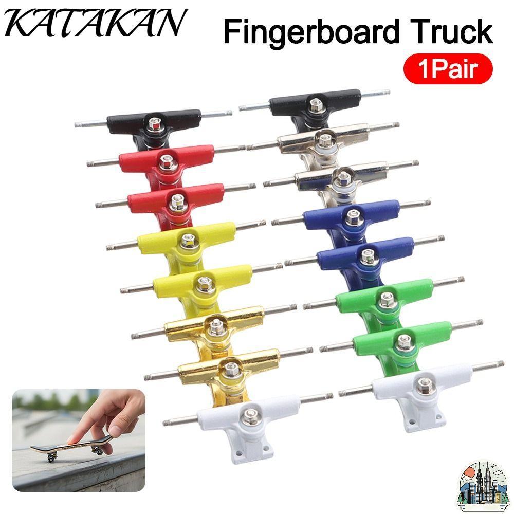 KATAKAN 1 Cặp Giá đỡ sàn chịu lực, Với các loại hạt Mô hình Fingerboard Truck, Bu lông xe tải 32mm B
