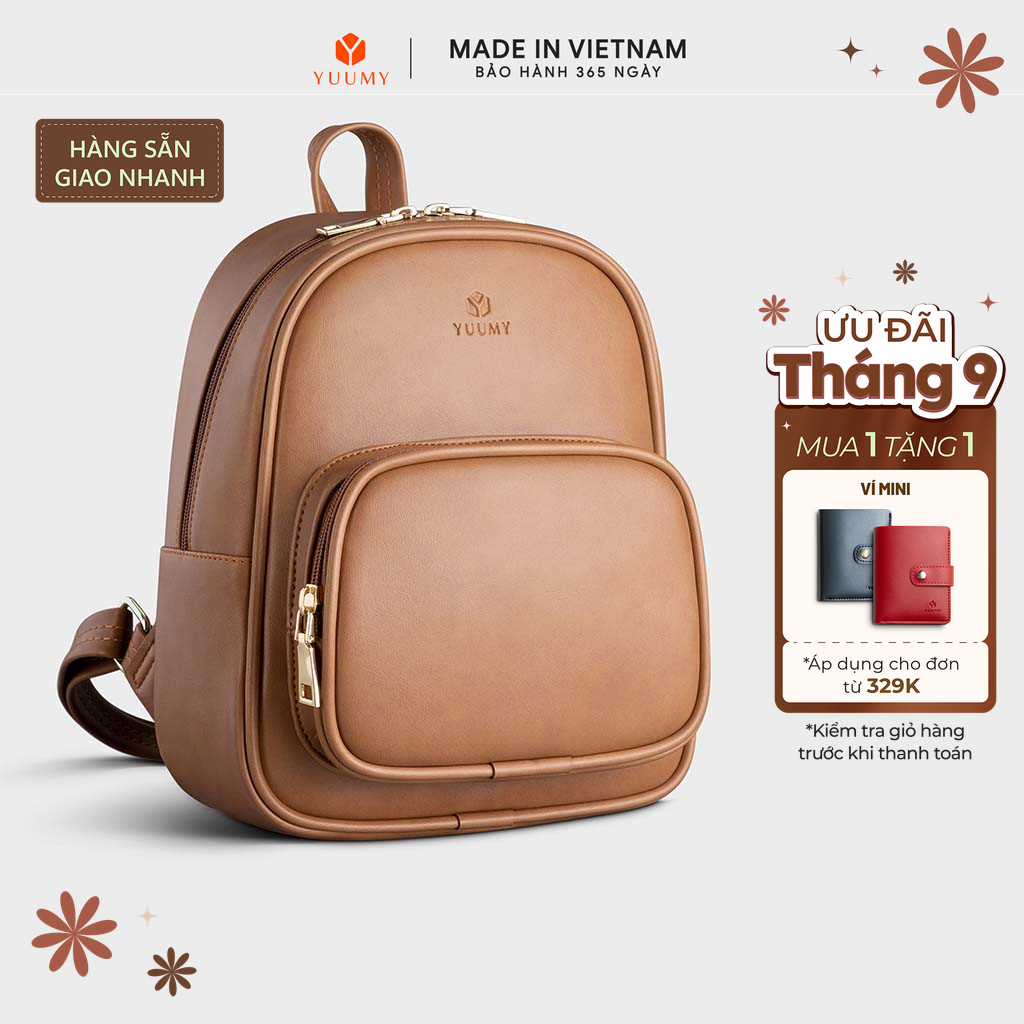 Balo Yuumy (Thời trang nữ cỡ trung - Balo da Liberal YBA55) Bagsmart