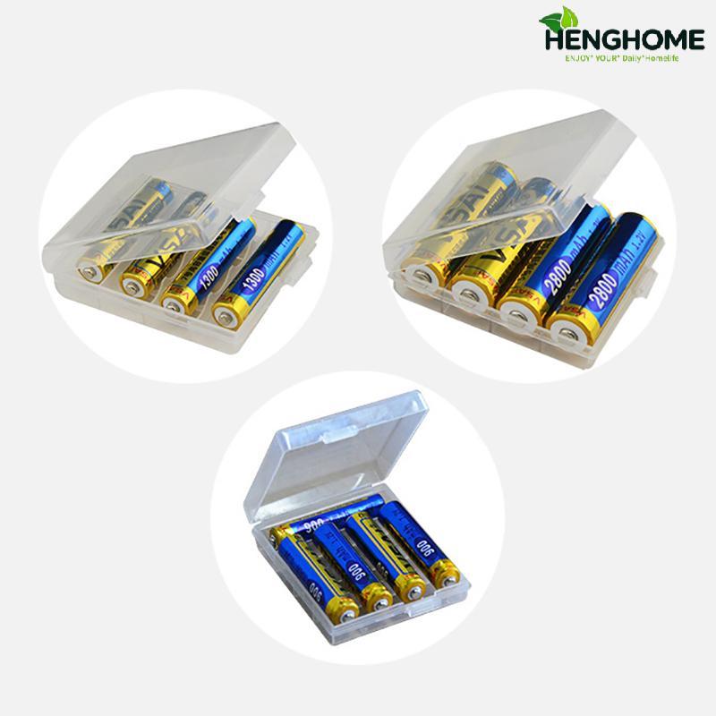 HHOT AAA / AA sang C / D Pin Pin Pin Hộp Bảo Quản Bộ Chuyển Đổi AAA AA Hộp Đựng Hộp Chuyển Đổi HENGH