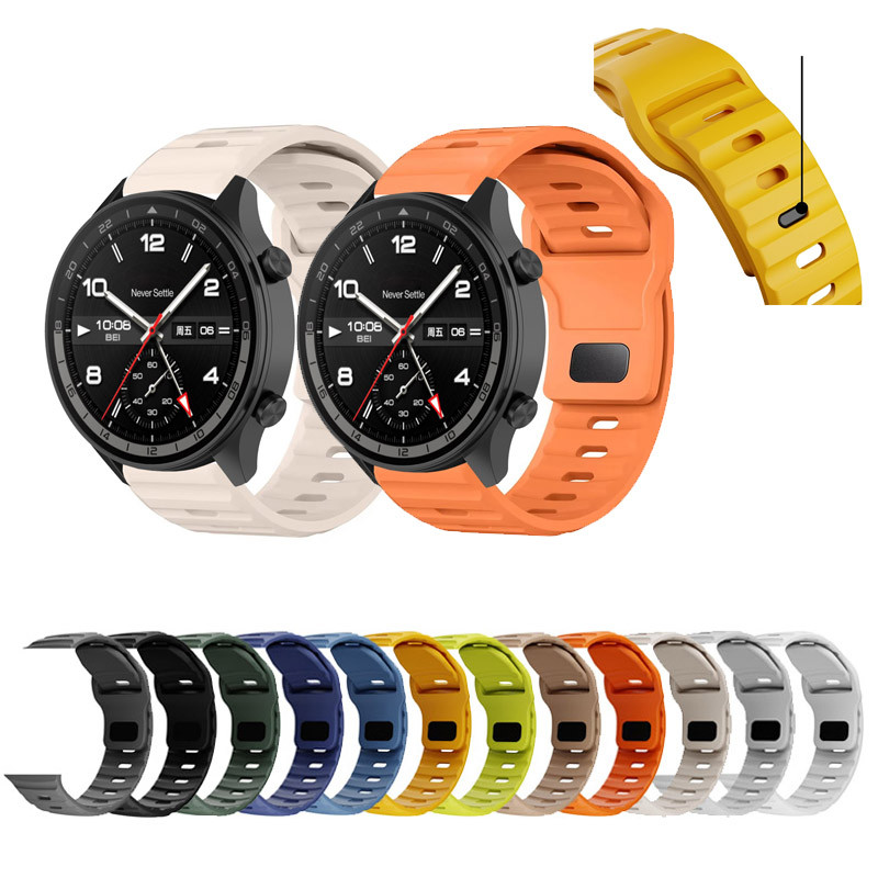 Dành cho OPPO Watch X 2 4pro Sprot Oneplus Watch 3 2 2R Dây đeo vòng tay silicon thể thao
