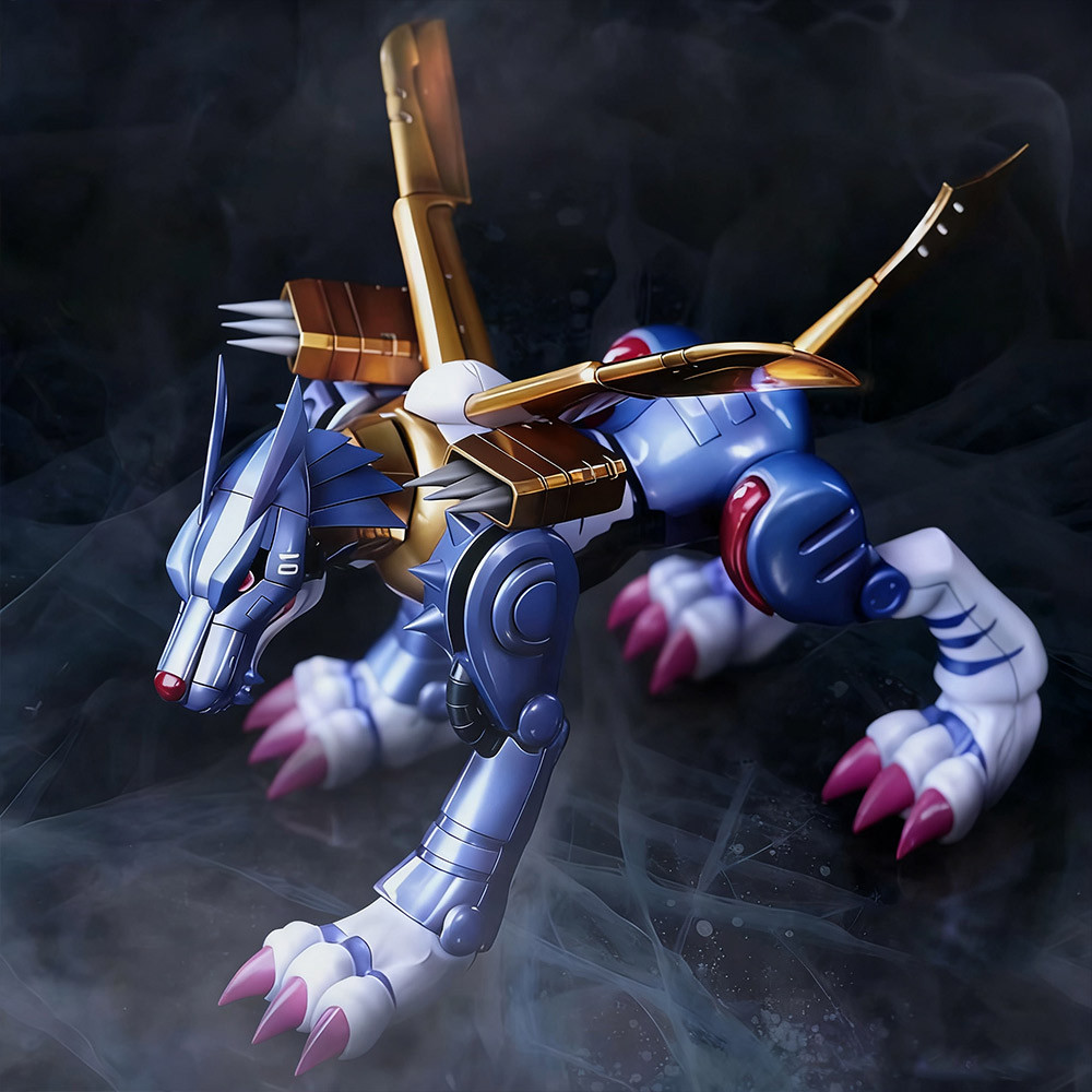 Digimon Adventure Anime Figures Gk Metal Garurumon Action Figure Pvc Figurine Statue Model Doll Toys