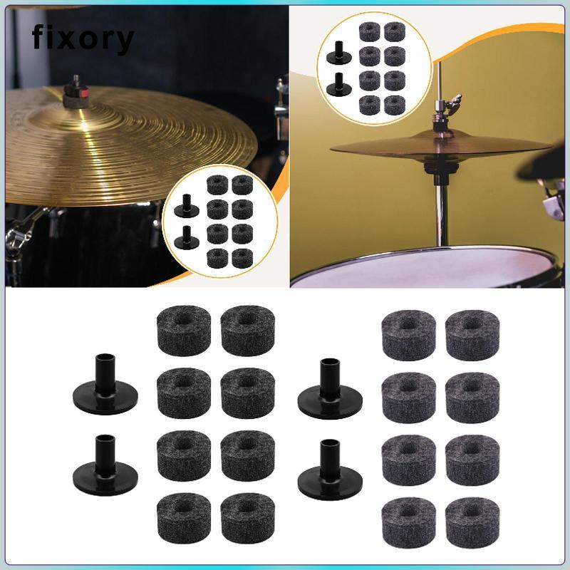 10 Miếng Cymbal Đứng Nỉ Trống Bộ Phụ Kiện Bộ Gõ Tay Áo Thay Thế Miếng Lót Thích Hợp Cho Trống Thực H