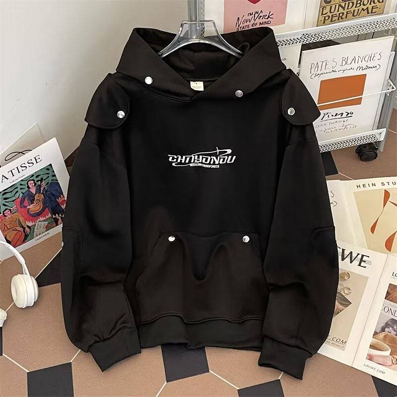 2025 New Spring and Autumn American Style Korean Style Trendy Hoodie Men's Fashion Brand European an