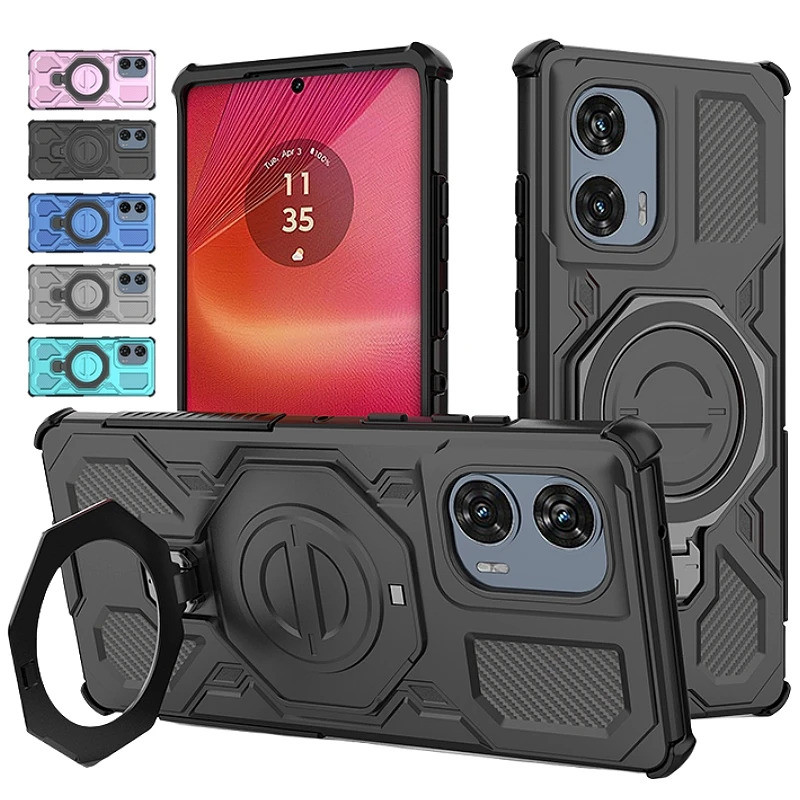 Ốp Điện Thoại Cho Motorola MOTO Edge 50 Fusion / Edge 50 Pro / Edge 50 Giá Đỡ Từ Tính Chống Sốc Ốp L
