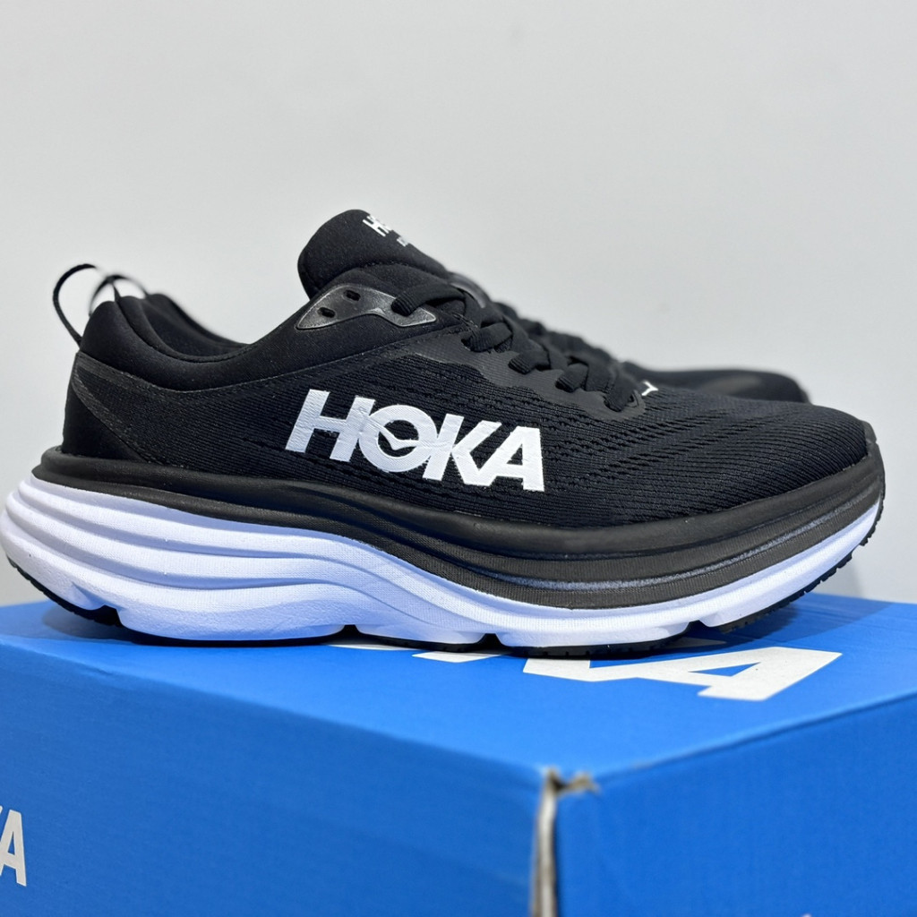 Giày thể thao nam và nữ Hoka Bondi 8 Giày chạy bộ Hoka Clifton 9 1127952-BWHT