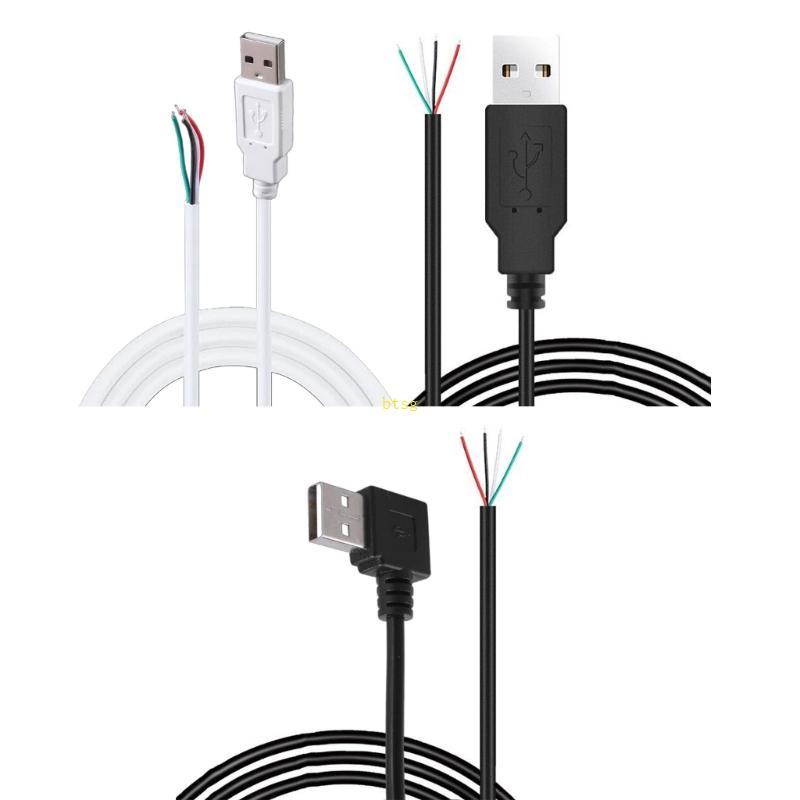 Btsg 4Pin USB Male To Bare Open End USB DataSync Cáp nối dài sạc nhanh