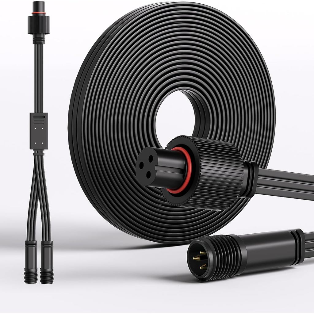 Cáp Nối Dài Cho Govee Dây Ngoài Trời Thông Minh Dây Chống Thấm Nước Với Y-Splitter 15cm Đầu Nối Nhán
