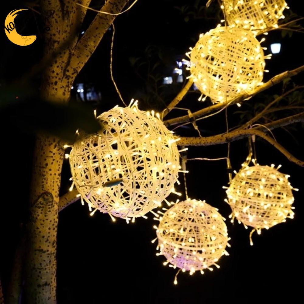 Đèn treo trang trí sân vườn KOWELOSE, 20 / 28CM 220V Festoon Bóng mây, Bóng đèn LED năm Ramadan Fest